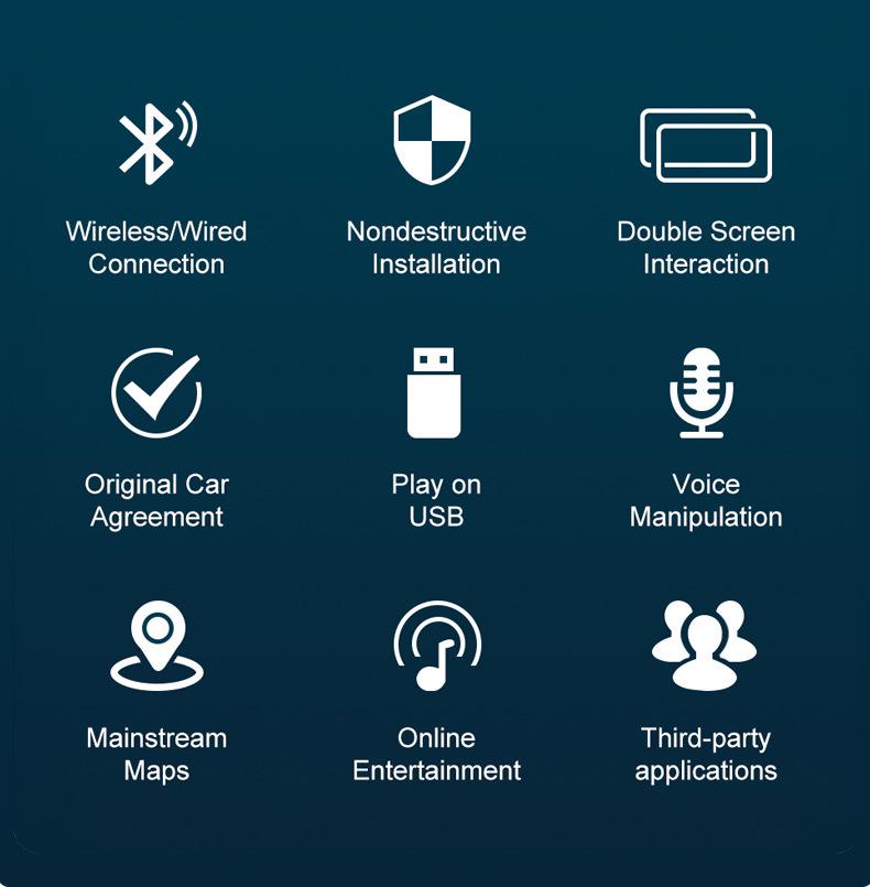 BMW Wireless CarPlay Decoder with Huawei Hicar and Reverse Camera Support