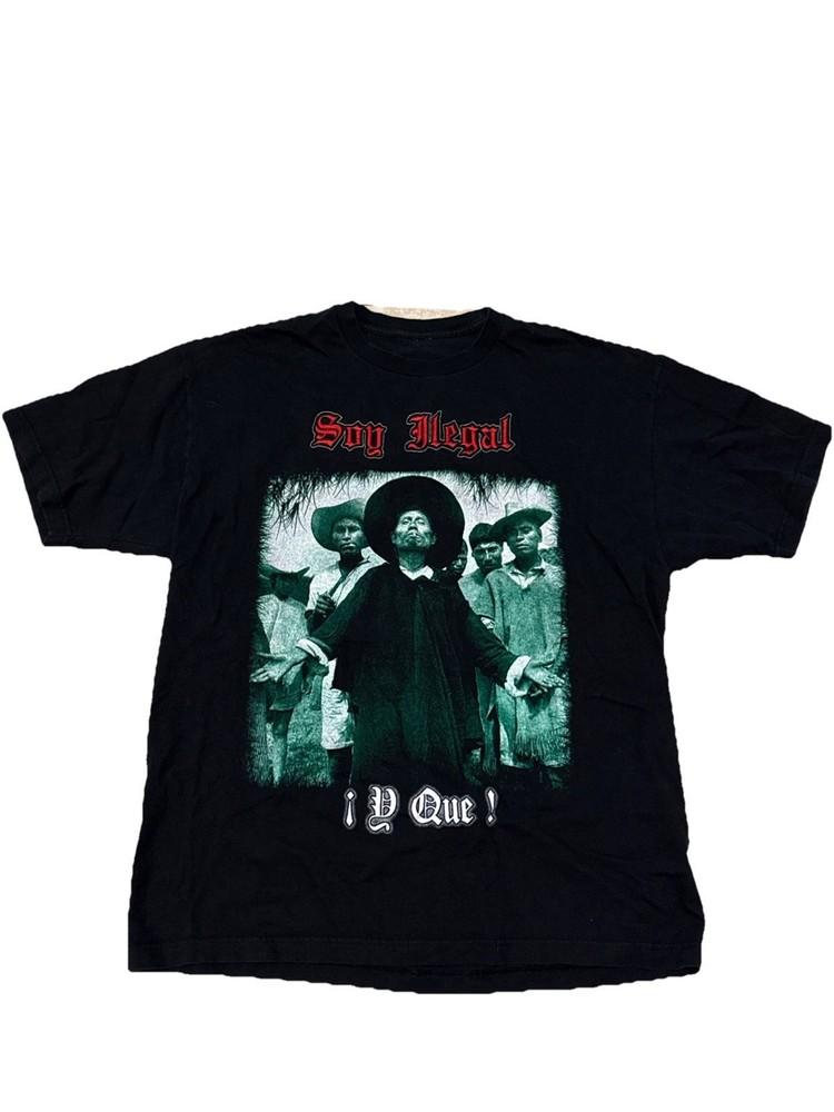 Vintage Los Crudos Soy Ilegal Y Qué  S to 5XL SE246 FREE SHIPPING Unisex T-Shirt XL