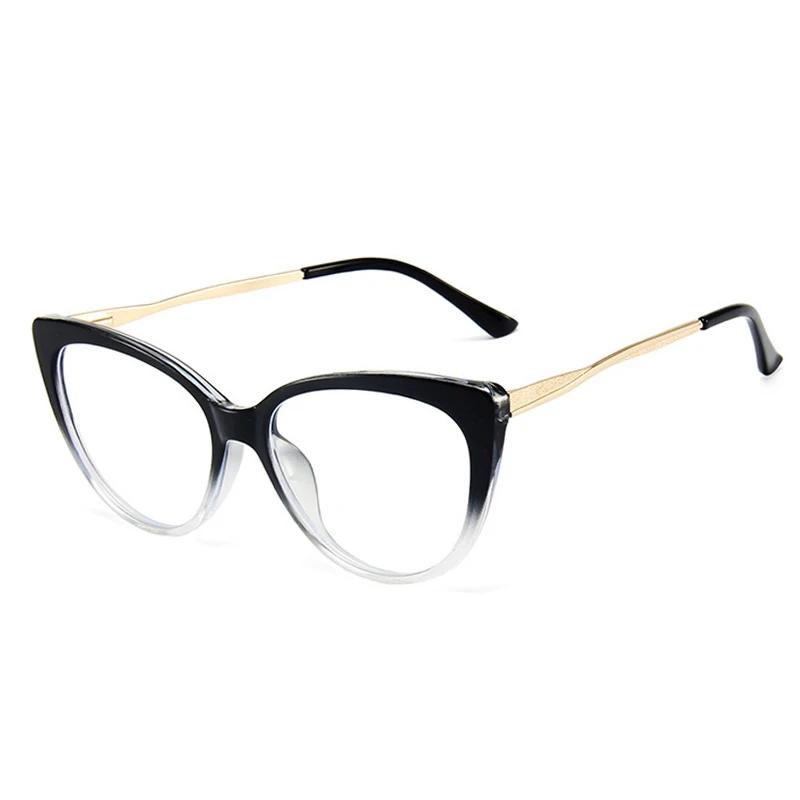 Stylish Cat Eye Optical Eyeglasses Frame Female Retro Clear Lenses Optical Glasses Frames Prescription Spectacle Frame