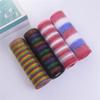 4 Rolls Durable Plastic Mesh Ribbon for Christmas Tree Decoration Perfect for DIY Projects and Festival Home Decors
