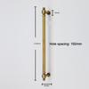 French-Style Vintage Brass Handles For Wardrobe Doors Drawers Cabinets Shoe Cabinets And Furniture In Antique Bronze Color
