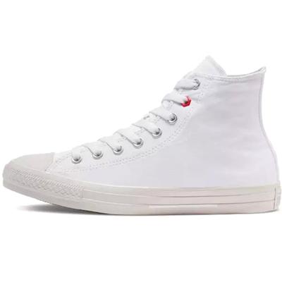 Chuck Taylor All Star Flight School Patch Label High Top Espadrilles Unisex White