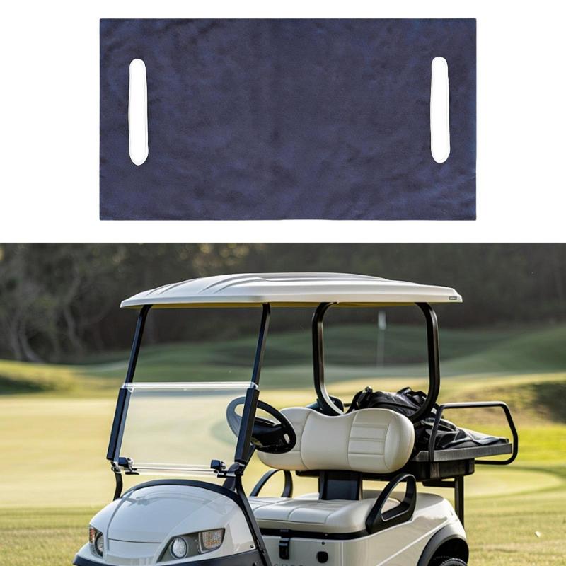 Universelle Golfcart-Sitzabdeckung Weiche Decke Handtuch Einfache Montage Strapazierfähiges Polyester für die meisten 2-Sitzer Club Zubehör