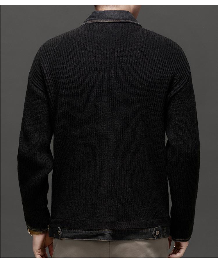 Herren 2025 Frühling/Herbst Koreanischer Stil Strick-Cardigan Pullover Jacke