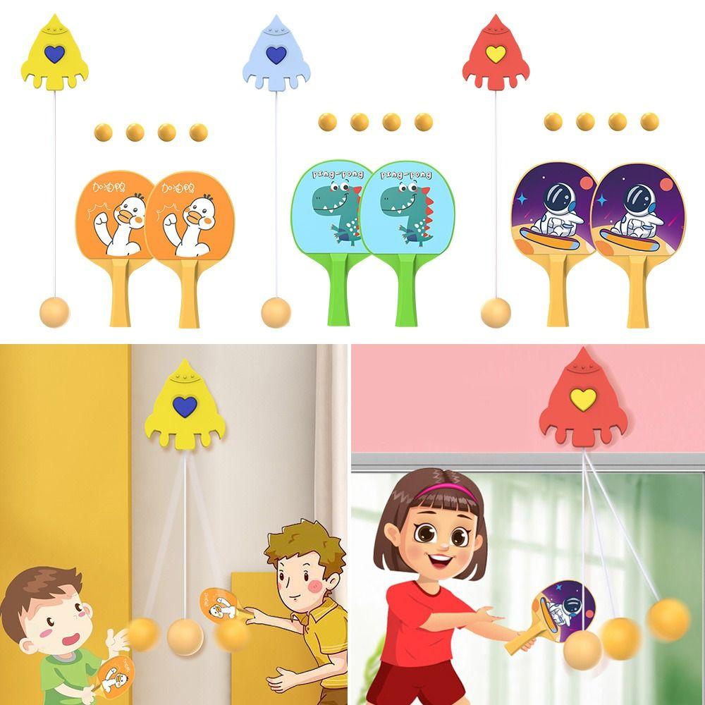 

НОВЫЙ крытый портативный детский интерактив игрушка для пинг-понга тренер настольный теннис тренажер игрушка