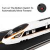 1:87 FUXING High-speed Railway Model Toy Car Sound Light Magnetic Connection Diecast Metal Subway Train Models Gifts for Boys