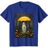 Rainy Ghost Halloween Lonely Ghost In The Forest Gothic T-Shirt Oversized T Shirt for Men Women Casual  Daily Four Seasons