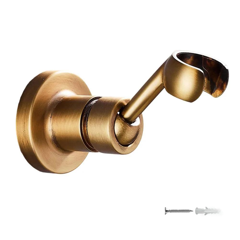 1pcs Shower Head Bracket With Screw Adjustable 360degree Shower Head Holder Bathroom Hand Shower Holder Supplies