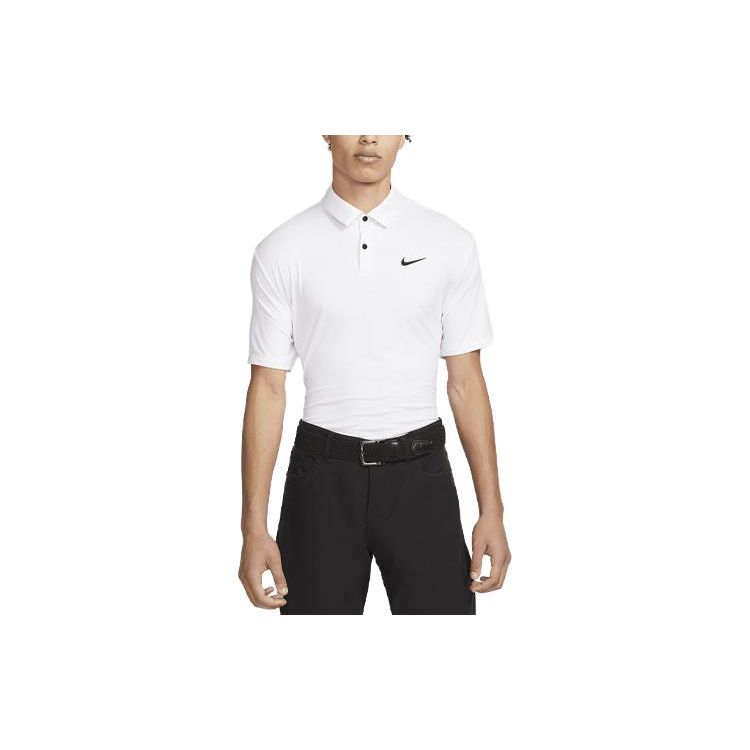 

Nike Dri Fit Tour Solid Logo Half Button Polo Shirt Men Tops White DR5298-100 S