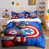 Captain America Shield Design. Bedding Sets Duvet Cover Sets Duvet Covers Pillowcases(1 * Duvet Cover 2 * Pillowcases, Without Duvet Insert)