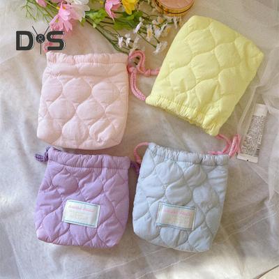 Drawstring Storage Bag Portable Women Girls Napkin Sanitary Pad Bag Multi-functional Travel Organizer Pouch Small Coins Purse