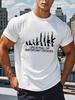 Unisex Short Sleeve Crew Neck T Shirt Various Gun Silhouette Important Choices Slogan Shooting Theme Casual Cotton Streetwear Tee
