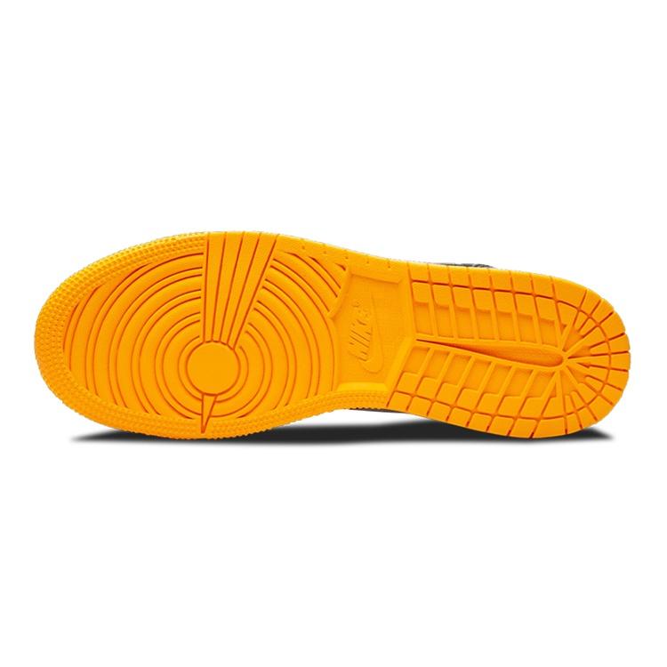 (GS) Air Jordan 1 Mid 'Black Laser Orange' Kids' 555112-003