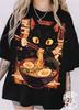 Ramen Cat T-Shirt: Kawaii Anime Foodie Tee