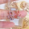 Rose Gold Swan Clavicle Necklace: Elegant & Luxurious Gift for Her (2022)