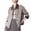 Mid-Aged Women's Chic Short Wool Coat