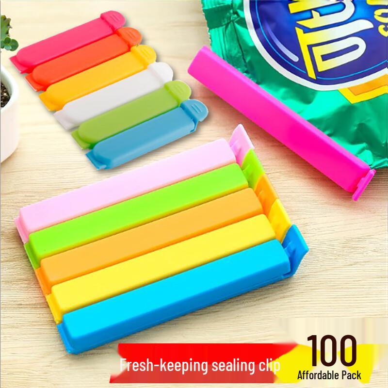 Colorful Plastic Food Sealing Clips (8-Pack)
