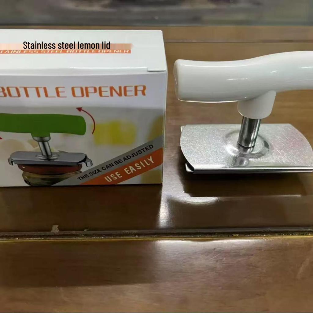 Labor-Saving Stainless Steel Lid and Bottle Opener