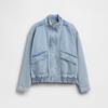 GAP Women's 2026 Spring Loose Fit Washed Cotton Denim Jacket