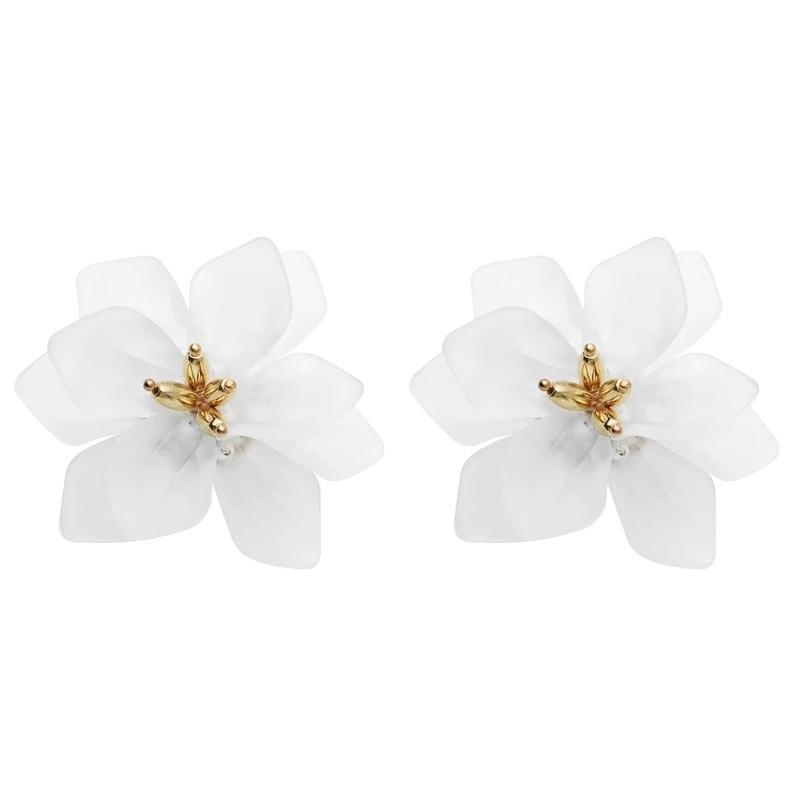 Punk Exaggerated Big-name Acrylic Female Holiday Earrings Korean Summer Water Drop Earrings Statement Jewelry