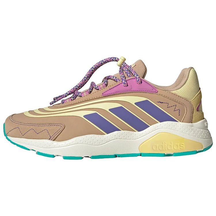 Adidas Neo Crazychaos 2.0 Retro Non-Slip Durable Low-Top Sports Casual Shoes Women Sneakers Light-Brown HP9820