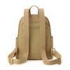 Compact Backpack with Front Zip Pocket Casual Shouler Bag for Daily Use