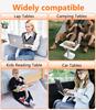 Oatsbasf Portable Car Laptop Stand Tablet Stand Desk for Reading Book Angle Adjustable Desk with Clips for Reading Detachable