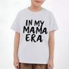 Children's Short Sleeve Tops Casual Print T Shirt Round Neck Pullover Blouse