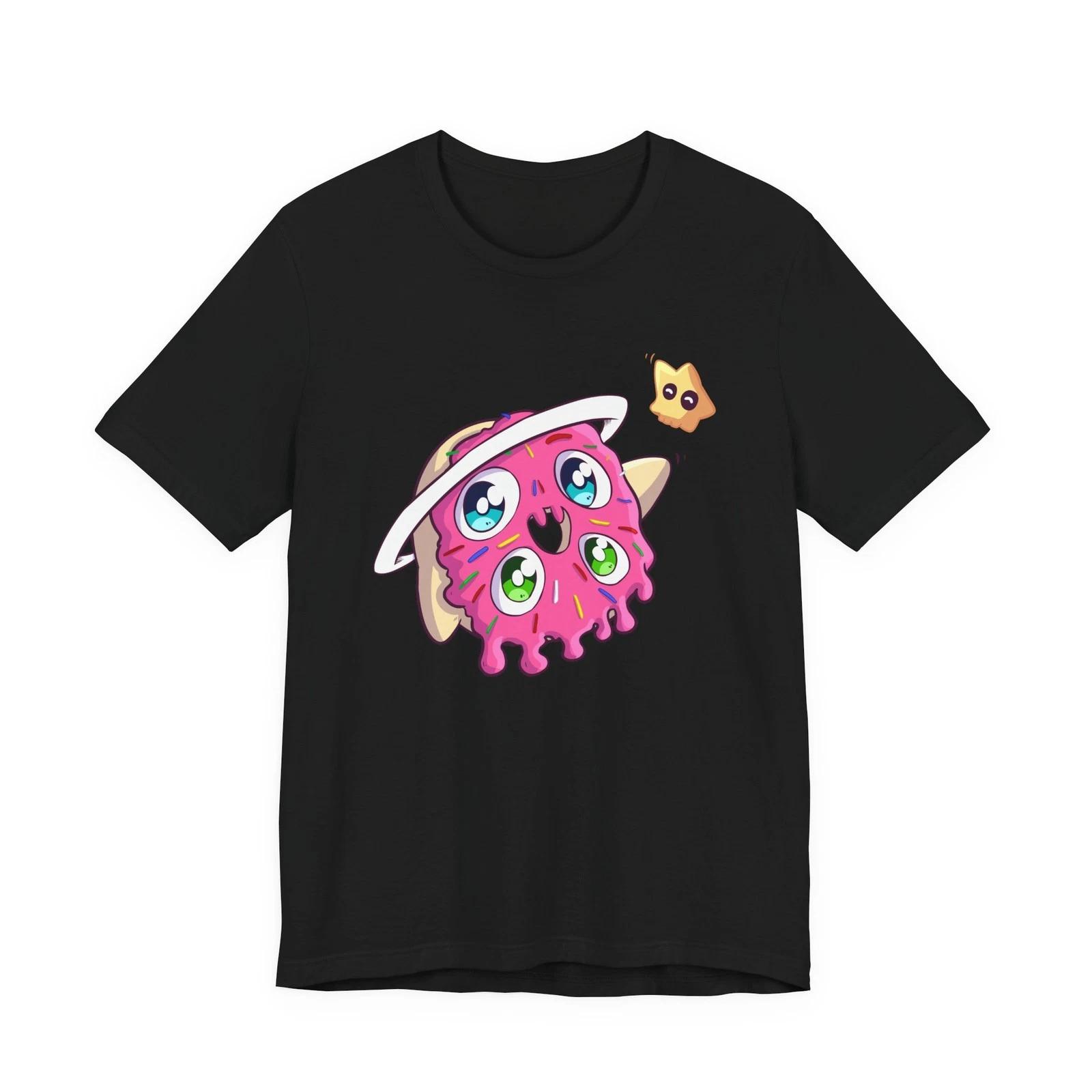 Cute Kawaii Space Donut and Star Pet Shirt | Alien Shirt | Space Shirt S