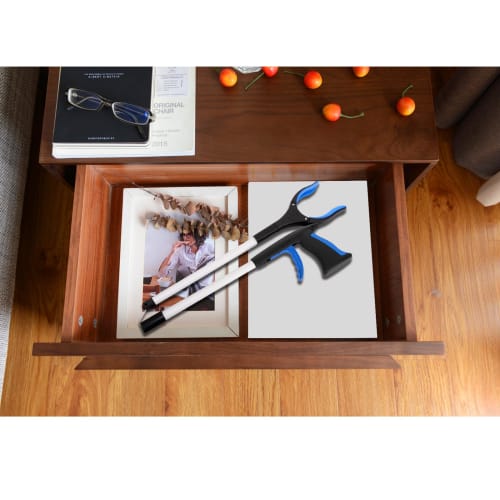 Housolution Magic Reacher Tongs, Foldable, Versatile, Powerful, Long Handle, Lightweight, Labor-Saving, Durable, Long, Aluminum Alloy, ABS Material, F