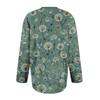 Damenmode Langarm Weihnachten Schneemann Schneeflocke Druck Jacke Strickjacke