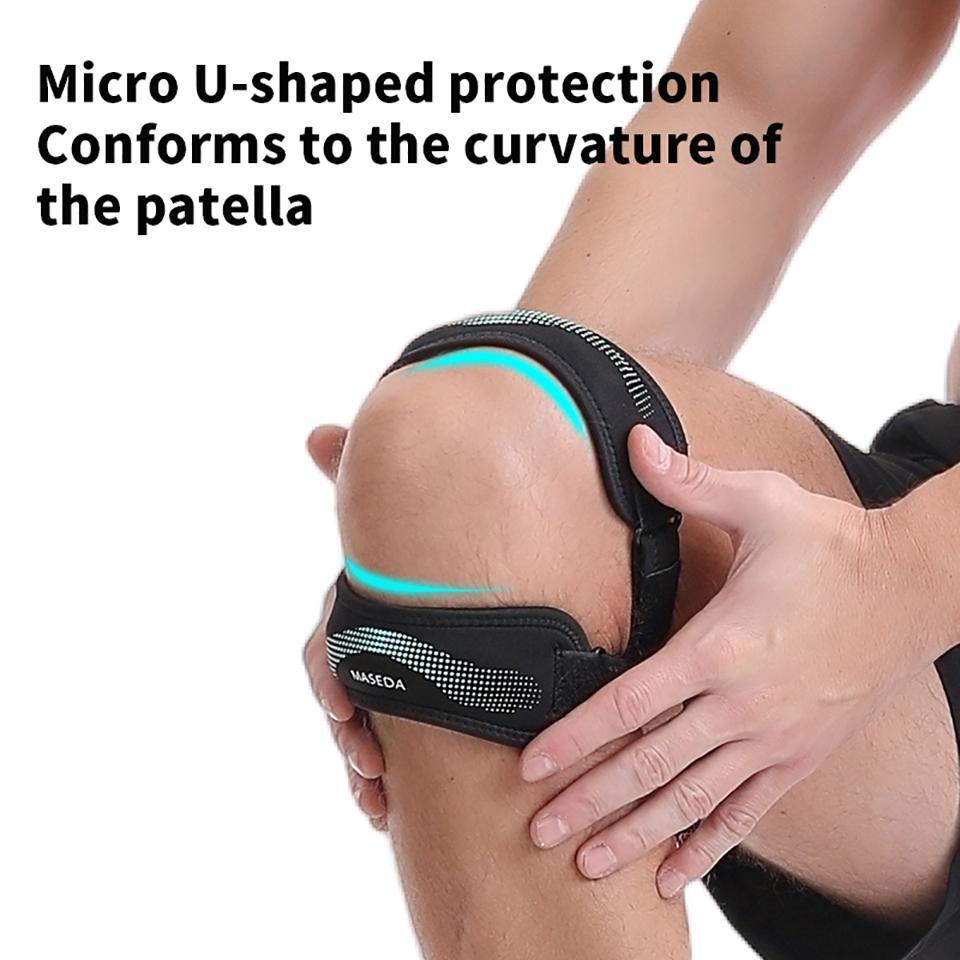 1Pcs Knee Pads Double Silicone Meniscus Support for Men Women Anti Sprain Shock Absorption Protective Gear
