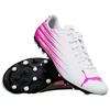 Puma Attacanto 2 Fashion Comfortable Durable Breathable Soccer Shoes Unisex Soccer Shoes Pink White 109010-05