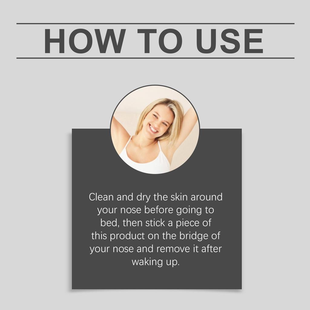 Anti-Snoring Sleep Nose Patch Relieves Nasal Discomfort And Ensures A Comfortable Night's Sleep