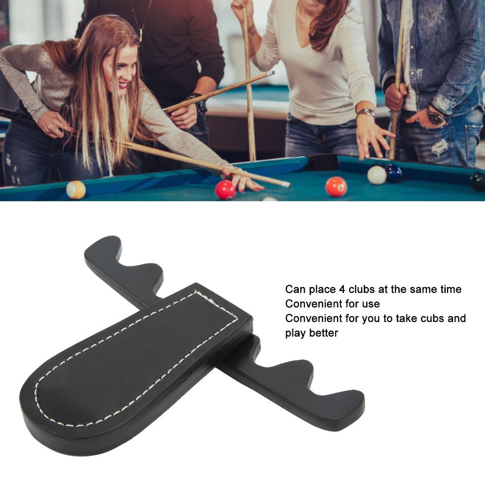 4 Holes Snooker Stick Holder Foldable Pool Cue Holder Billiard Cue Rack  Pool Table Use