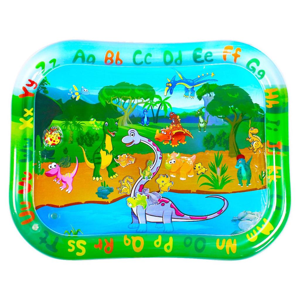 30-Silk Thickened PVC Inflatable Water Mat for Baby and Toddler Crawling, Summer Cooling Ice Pad Cushion