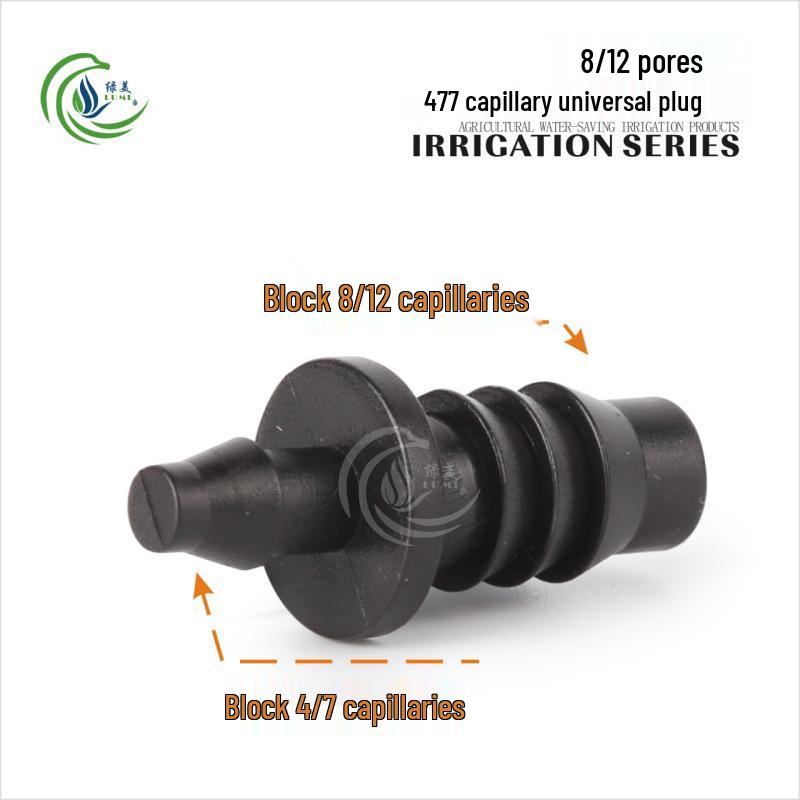 Capillary Fittings Set: 8/12 Straight, Elbow, Tee, 9/12 Connector, Garden Irrigation Auto-Watering