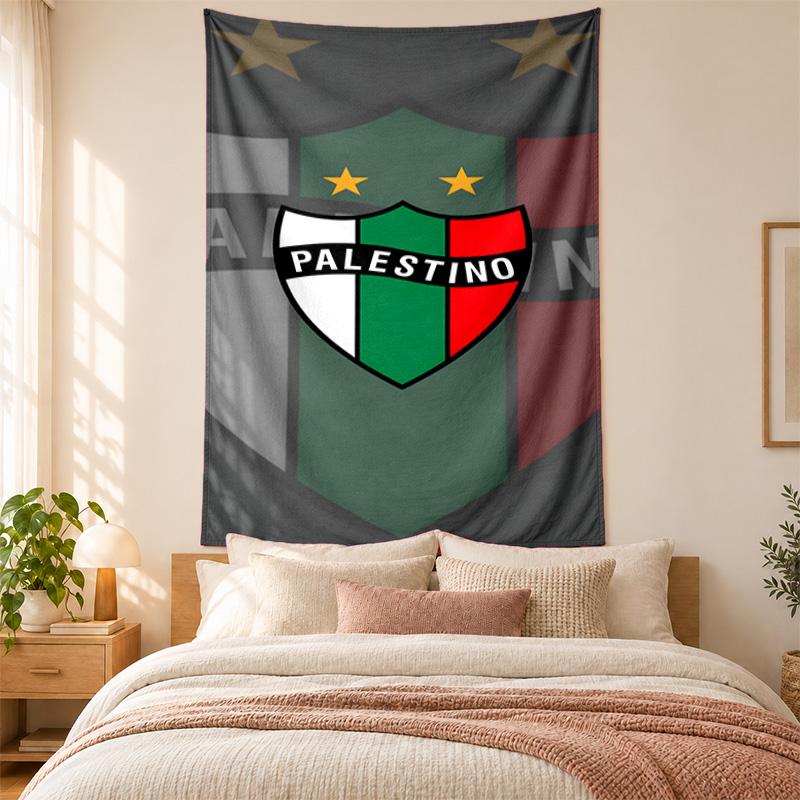 Club Deportivo Palestino Tapestry highquality for decorating living room bedroom dorm walls ideal as bedroom wallart orholiday gift