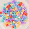50Pcs 3D Mini Flower Flatback Resin Accessories Diy Craft Phone Patches Material