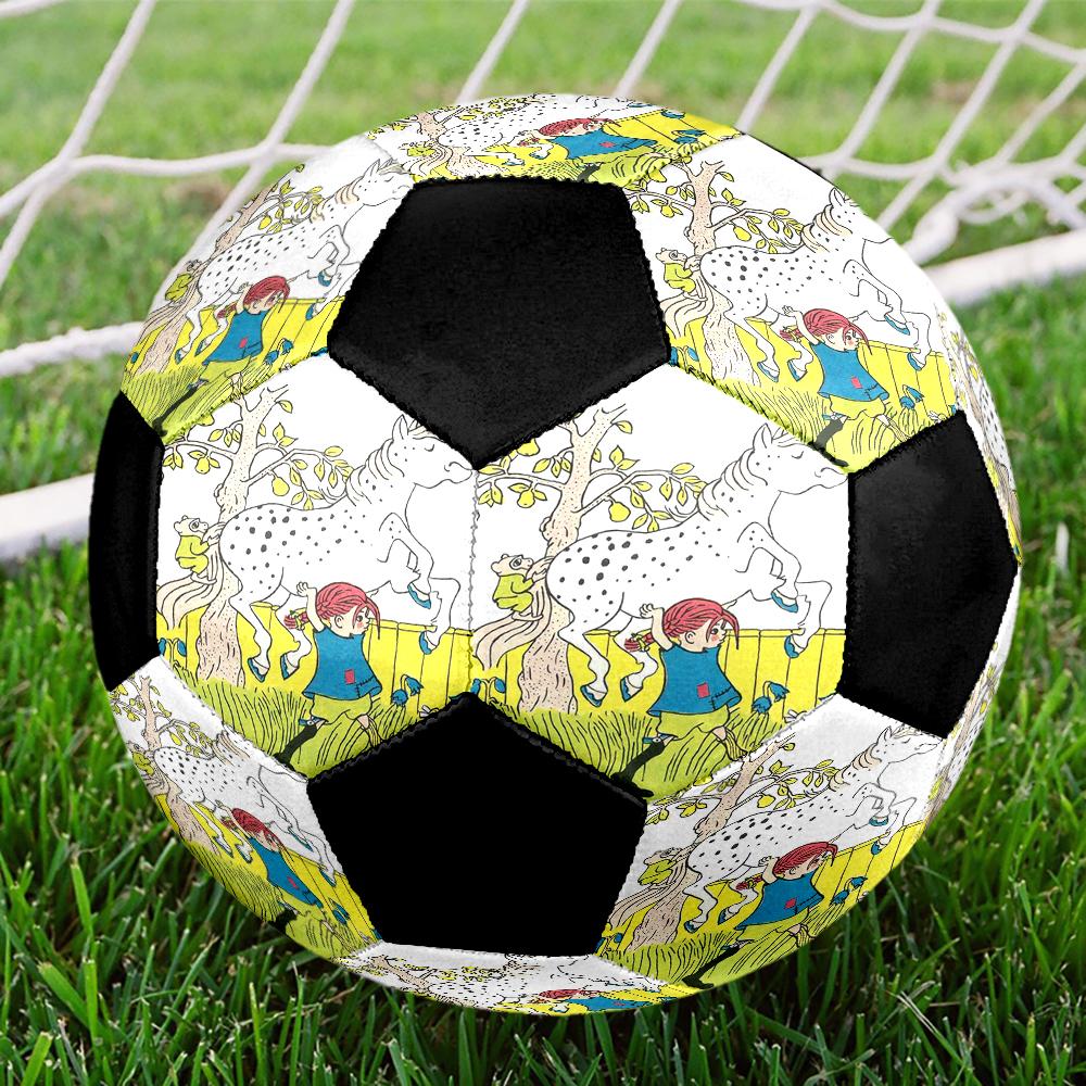 Pippi Longstocking Theme Size 5 Soccer Ball, Suitable for Both Indoor and Outdoor Matches, a Gift Suitable for Everyone.