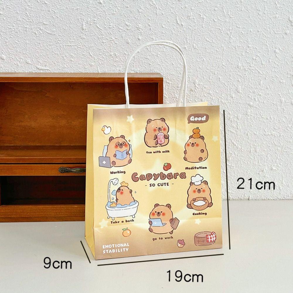 

Складная Сумка Капибара Хозяйственная Сумка Прочные Сумки для Хранения 7