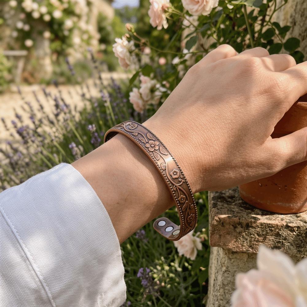 Magnetic Energy Antique Copper Bracelet Retro Vintage Style Bracelet  Unisex