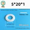 Thickened Nylon Plastic Flat Washer: Hard Plastic Gasket M2-M16