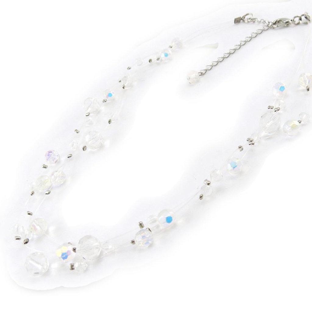 Les Trésors De Lily [J2795] - White 'Sissi' Necklace