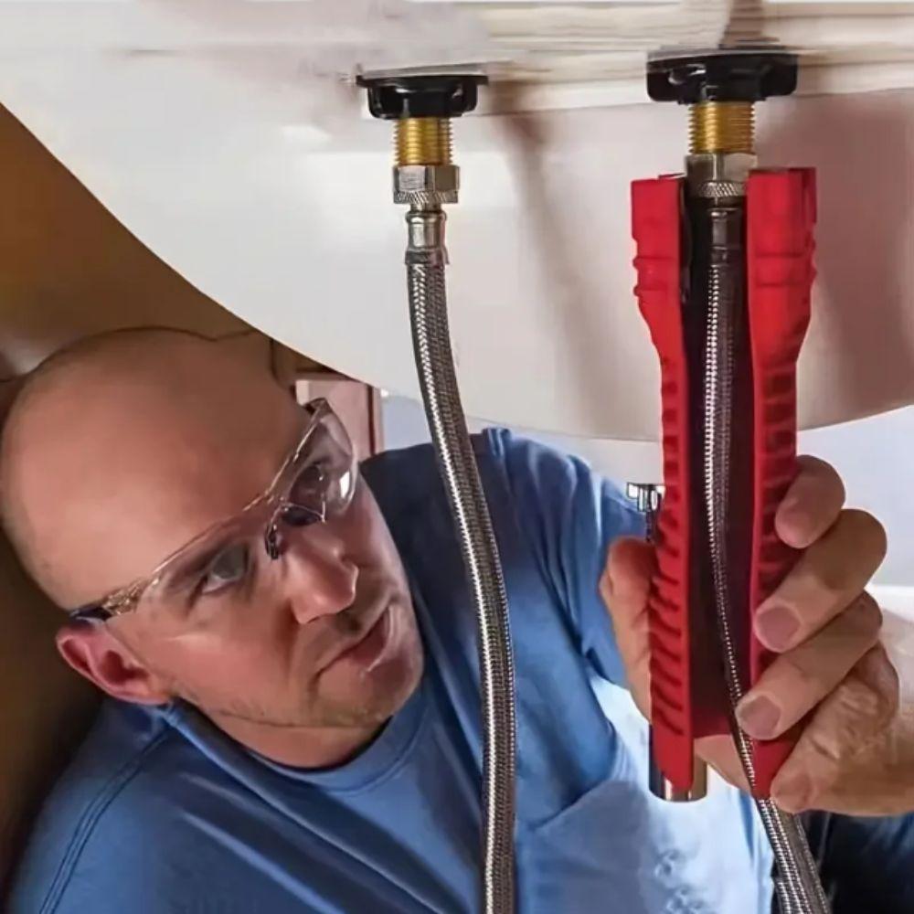 Double Head Wrench Faucet Pipe Repair Tool Kit  Kitchens