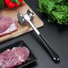 Zinc Alloy Double-Sided Meat Tenderizer Hammer Food-Safe Kitchen Tool for Pork Chops Steak Western Cuisine Tenderizer Hammer 4