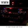 Car Styling Wind Volume Air Conditioning Switch Fan Buttons Covers Trim Stickers For BMW X5 X6 E70 E71 E72 Interior