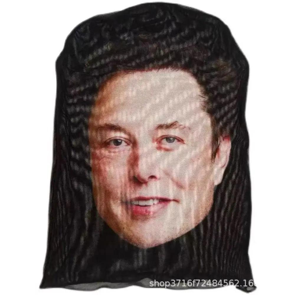 

3D Seamless Magic Funny Celebrity Face Mask unisex Bandana Tube Neckchief gaiter Warmer Face Cover Head Scarf Headband Headwear