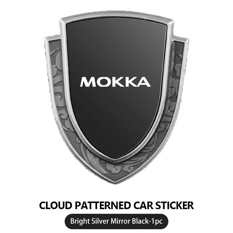 Modischer Metall-Aufkleber für Auto-Fenster, Karosserie, Seiten, Kraftstofftank, Auto-Außenzubehör für Opel Meriva Mokka Grandland Vectra Zafira
