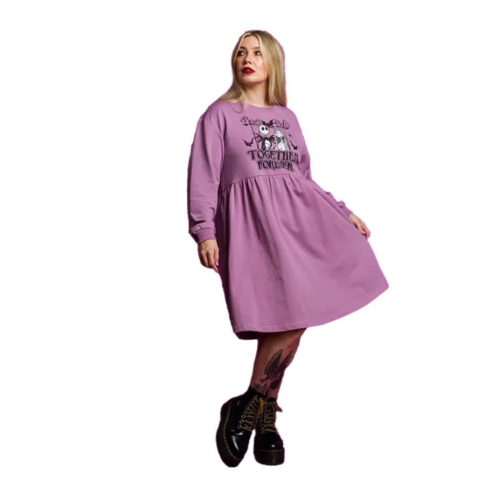 The Nightmare Before Christmas Womens/Ladies Together Forever Smock Dress